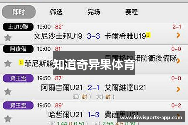 知道奇异果体育